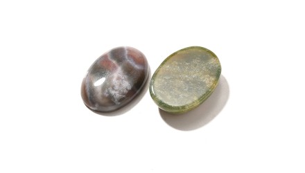 copy of Cabochon 25x18mm en jaspe paysage