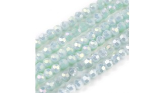 copy of 50 Perles abaques à facettes 8x6mm bleu opale