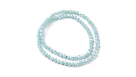 copy of 50 Perles abaques à facettes 8x6mm bleu opale