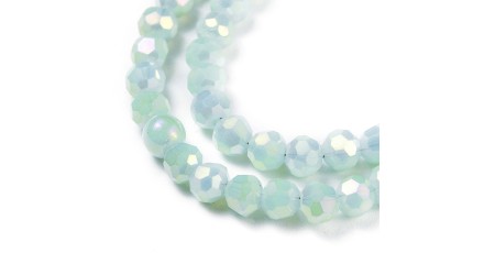 copy of 50 Perles abaques à facettes 8x6mm bleu opale