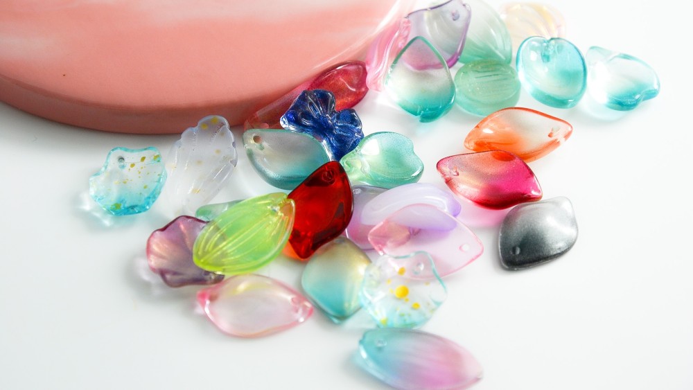 pendentif feuille mix