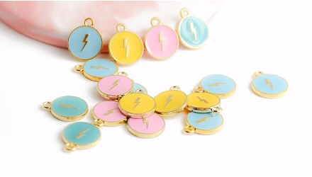 copy of Pendentif étoile en zamak émaillé x 10