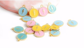 copy of Pendentif étoile en zamak émaillé x 10