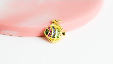 pendentif poisson or