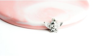 copy of Pendentif 3D ange en laiton plaqué or 18k