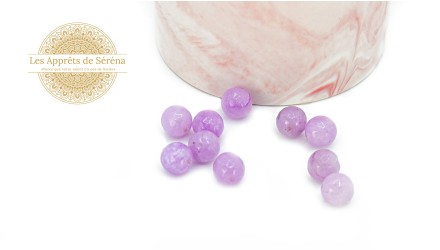 copy of Perles à facettes 10mm agate naturelle teintée bleue