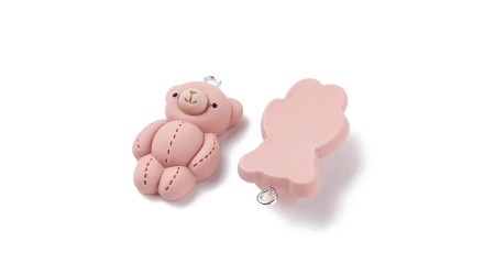 copy of Pendentif ourson en résine multicolore x 10