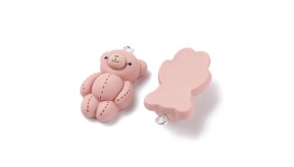 pendentif ours rose