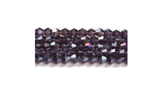 copy of Perles  toupies à facettes 3x3.5mm transparent AB