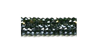 copy of Perles  toupies à facettes 3x3.5mm transparent AB