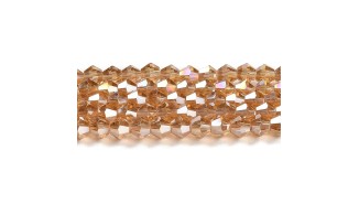 copy of Perles  toupies à facettes 3x3.5mm transparent AB