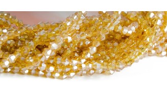 copy of Perles  toupies à facettes 3x3.5mm transparent AB