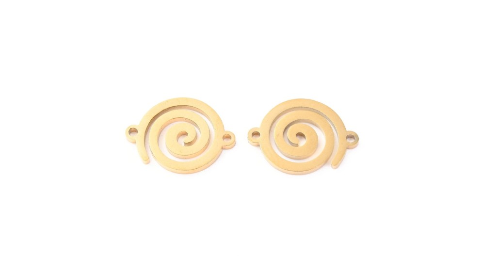 connecteur spirale or
