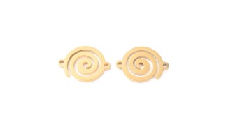 connecteur spirale or