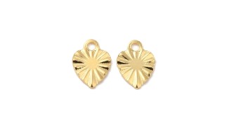 copy of Petit Petit pendentif rond 7mm acier plaqué or 18k plaqué or 18k
