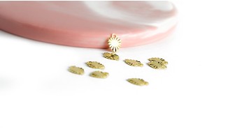 copy of Petit Petit pendentif rond 7mm acier plaqué or 18k plaqué or 18k