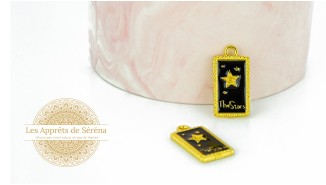 pendentif émaillé étoile