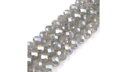copy of Perles  toupies à facettes 3x2.5mm rose AB toupie verre 2mm perle à facettes roses