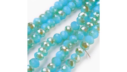 facette turquoise electroplate