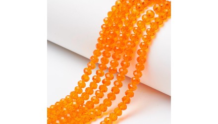 copy of Perles  toupies à facettes 3x2.5mm rose AB toupie verre 2mm perle à facettes roses