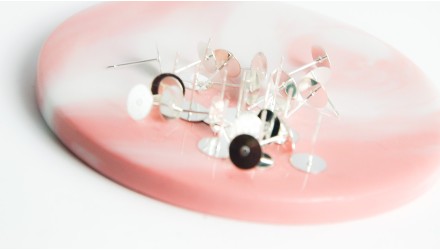 copy of Puces d'oreille en acétate violette x paire