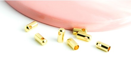 copy of Embouts pour cordon 1mm acier 304 platine