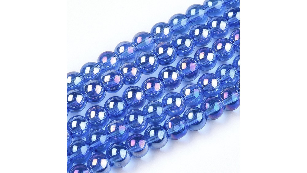 perles 4mm bleu