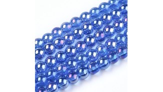 perles 4mm bleu