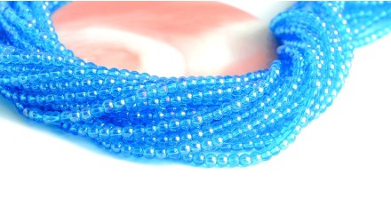 Créez des bijoux uniques avec nos perles  bleu turquoise transparente
