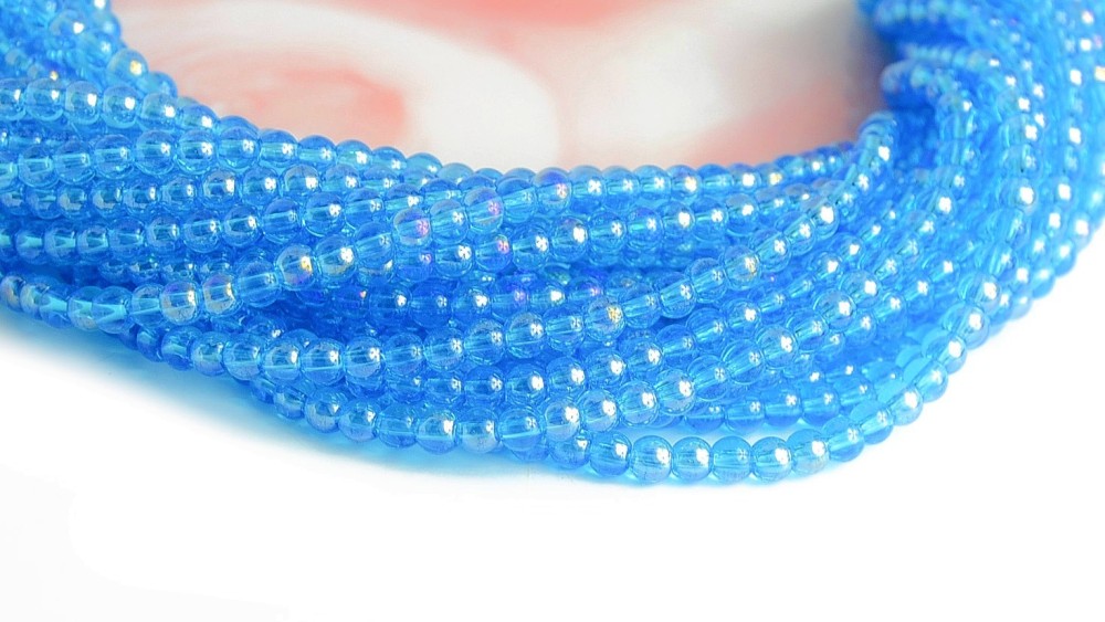 Créez des bijoux uniques avec nos perles  bleu turquoise transparente