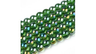 perle vert péridot AB