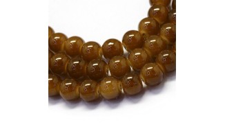 perle marron 4mm