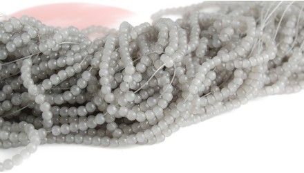 perle grise 4mm