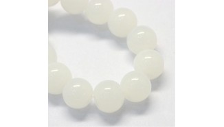 perle blanche 4mm