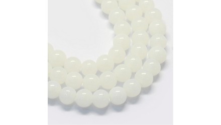 perle blanche 4mm