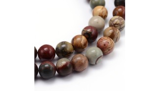 copy of 30 Perles 6mm à facettes en agate bleu à rayures grade A