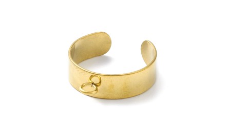 bague acier or