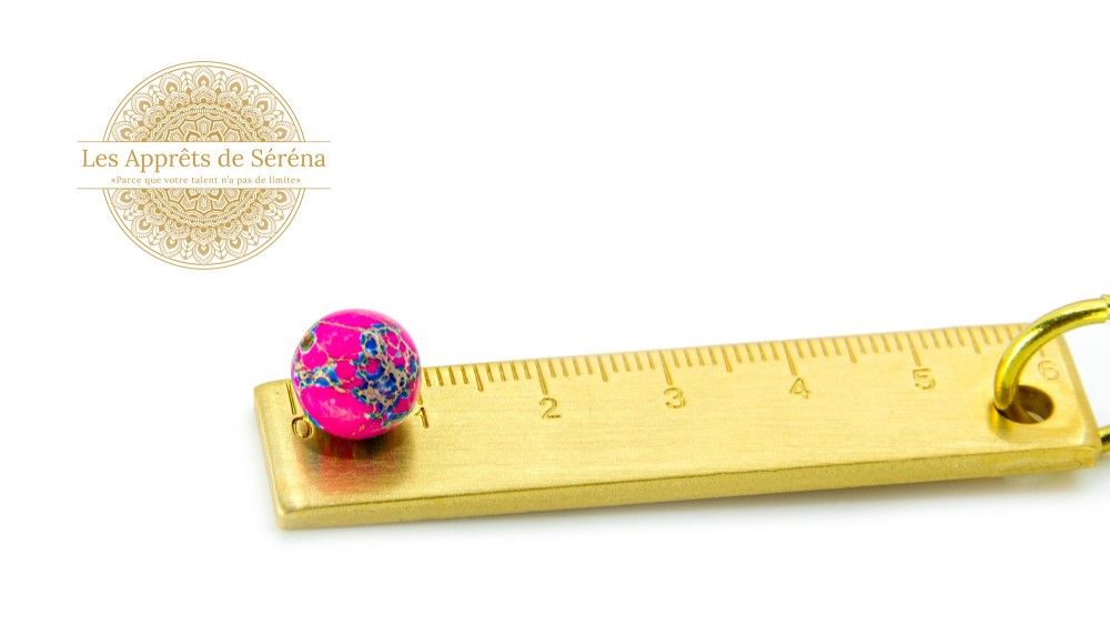 perles jaspe impérial 10mm