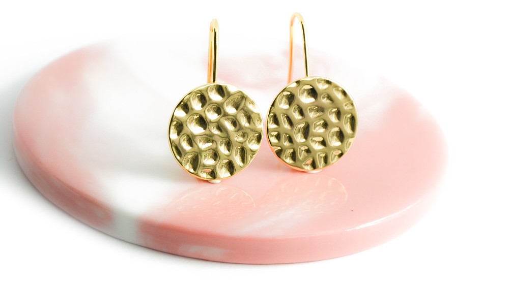 support crochet d'oreille or