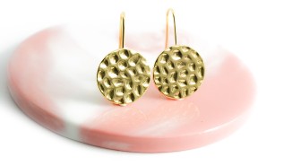 support crochet d'oreille or