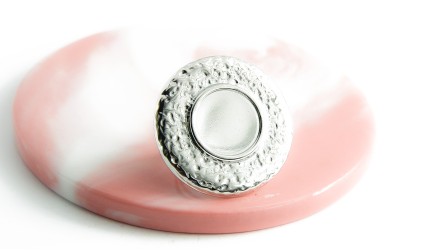 copy of Bague support cabochon 20mm acier inoxydable or