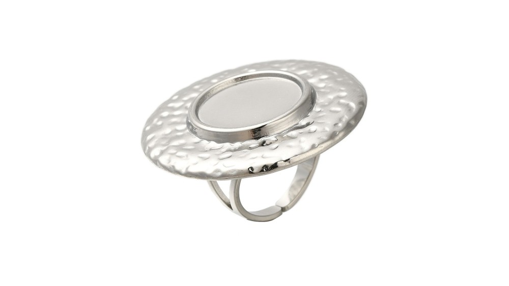 copy of Bague support cabochon 20mm acier inoxydable or