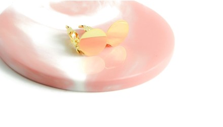 Clips à coller 10mm en acier inoxydable plaqué or 18k – Bijoux DIY