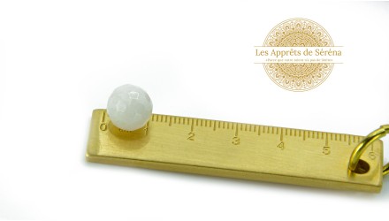 copy of Perles à facettes 10mm agate naturelle teintée bleue
