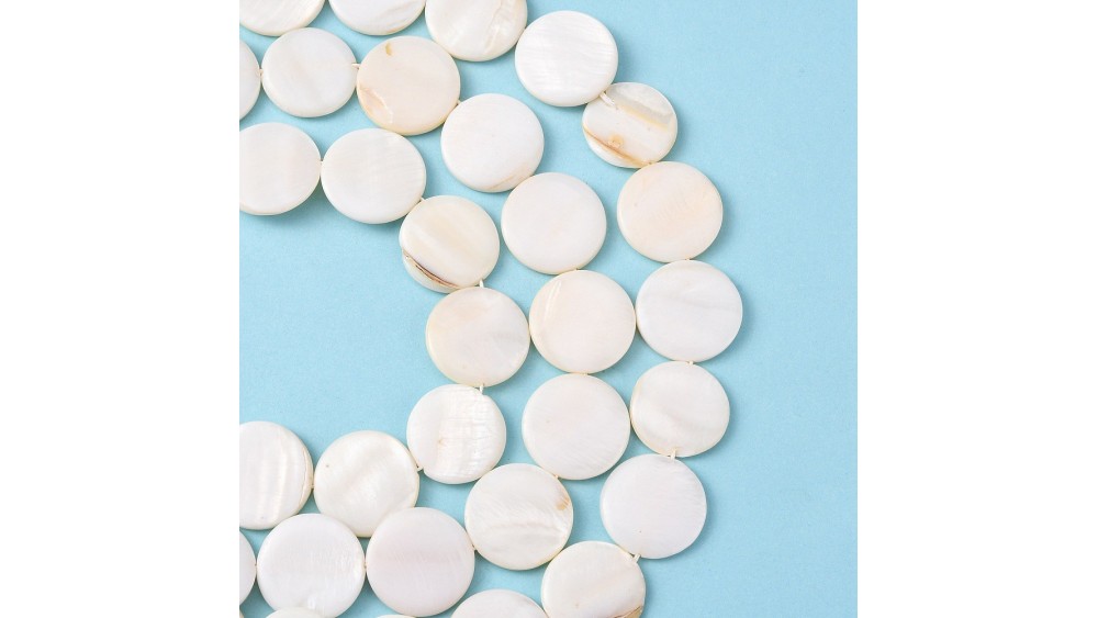 perle 20 mm nacre ronde