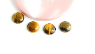 Cabochon 18mm oeil de tigre naturel
