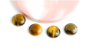 Cabochon 18mm oeil de tigre naturel