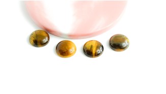 Cabochon 18mm oeil de tigre naturel