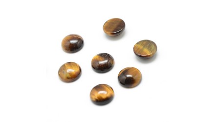 Cabochon 18mm oeil de tigre naturel
