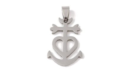 copy of Pendentif croix camarguaise en laiton plaqué or 18k